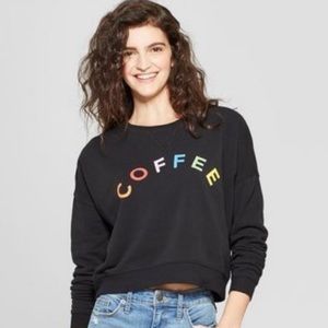 4/$40 Coffee pullover sweatshirt
